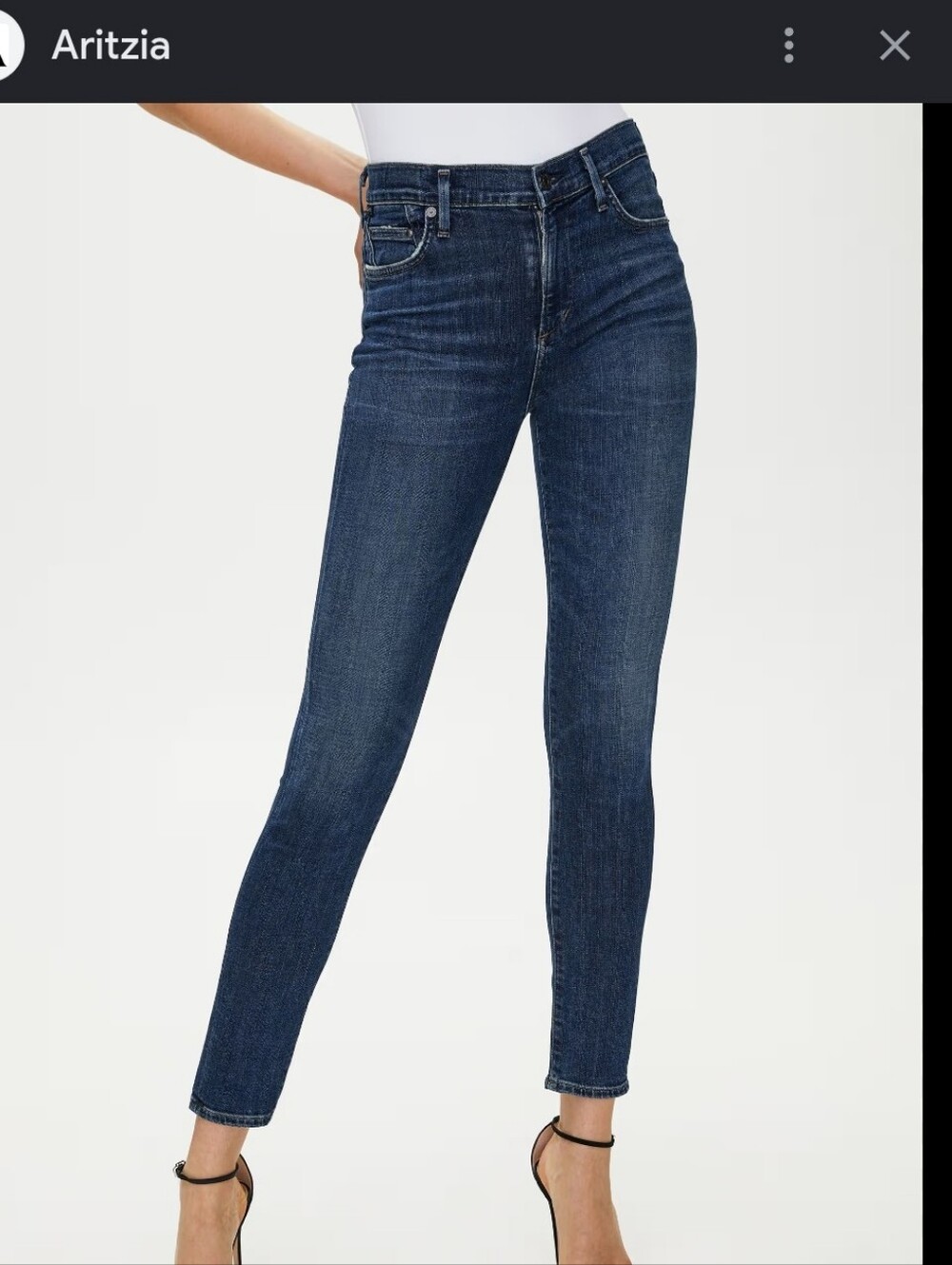 Aritzia CoH Citizens Of Humanity Women's Skinny Jeans  Rocket High Rise